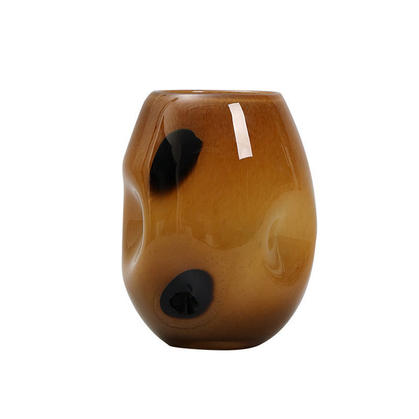 Amber Noir Vase